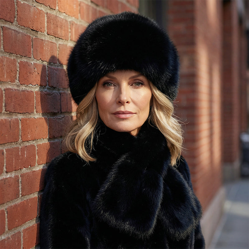Winter Plush Thickened Scarf and Hat Warm Set