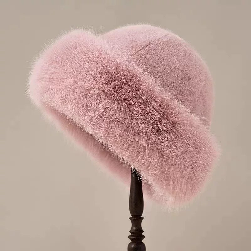 Winter Plush Thickened Scarf and Hat Warm Set