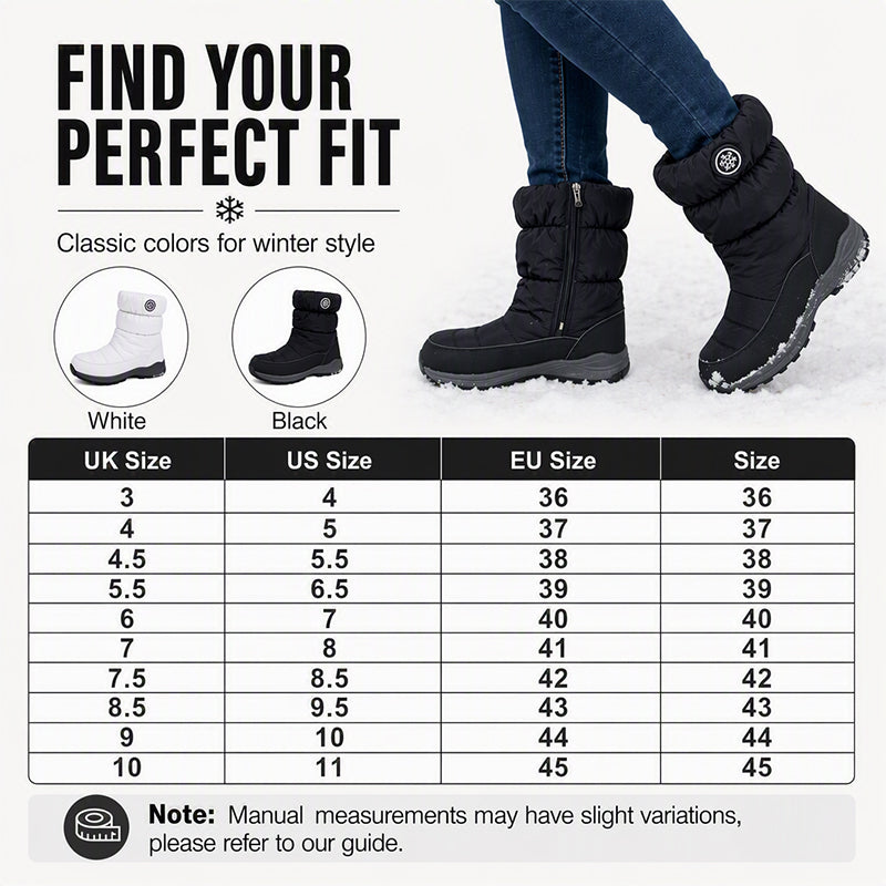 Women's Winter Mid-Calf Non-Slip Snow Boots