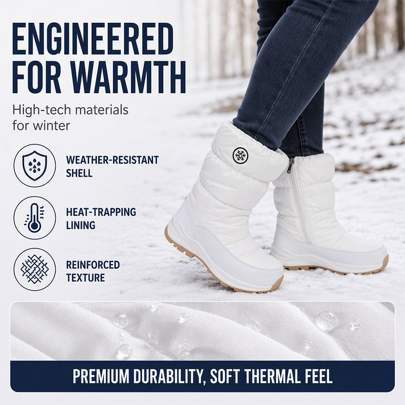 Women's Winter Mid-Calf Non-Slip Snow Boots