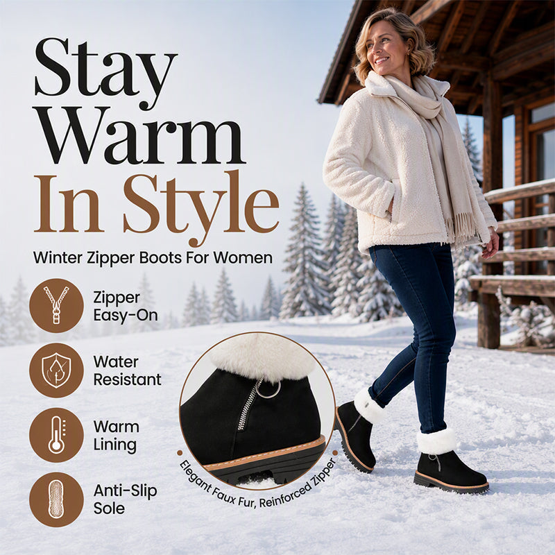 Women's Winter Warm Non-Slip Snow Boots