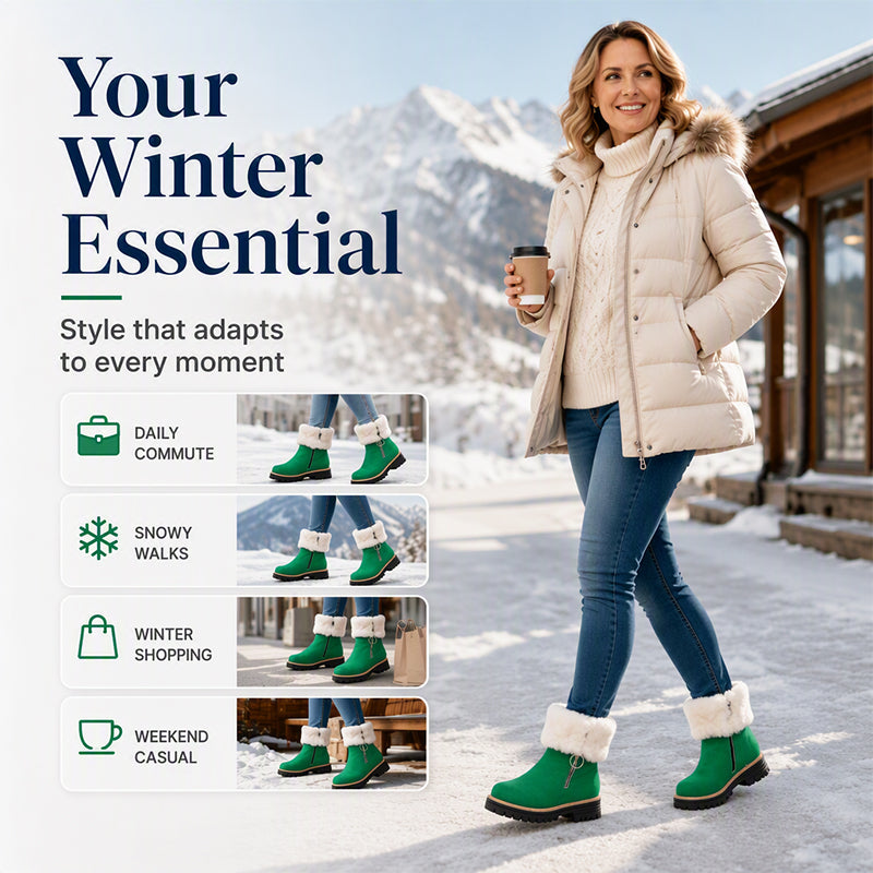 Women's Winter Warm Non-Slip Snow Boots