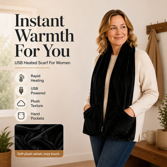 Winter USB Powered Electric Heating Scarf