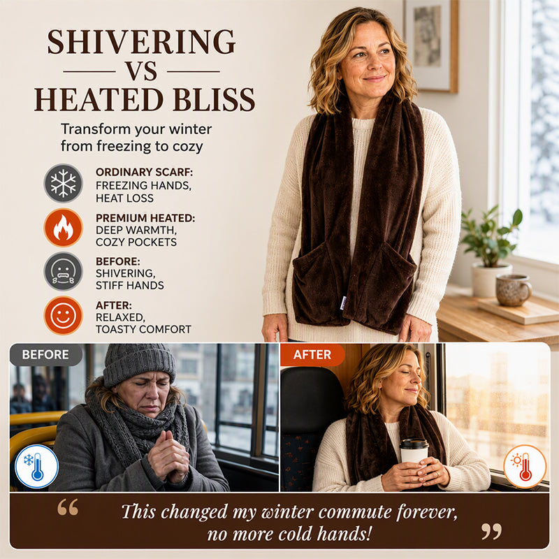 Winter USB Powered Electric Heating Scarf