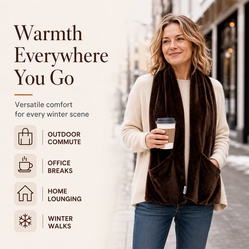 Winter USB Powered Electric Heating Scarf