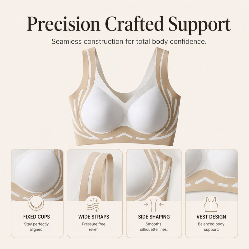 Women's Seamless Wireless Push-Up Bra