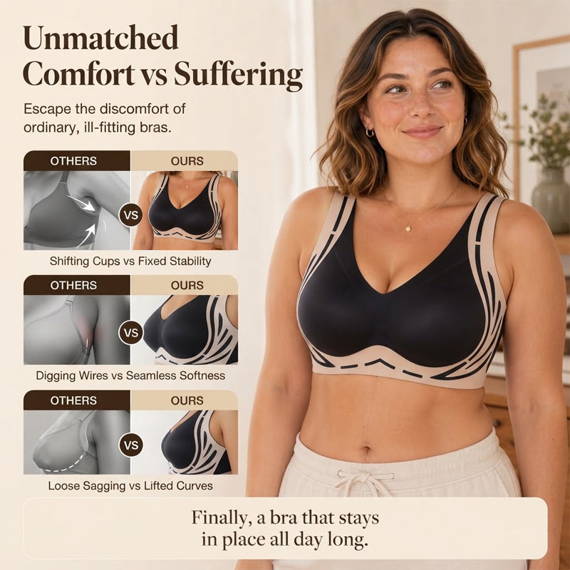 Women's Seamless Wireless Push-Up Bra