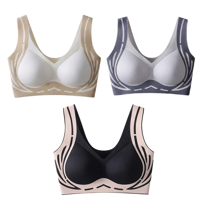 Women's Seamless Wireless Push-Up Bra