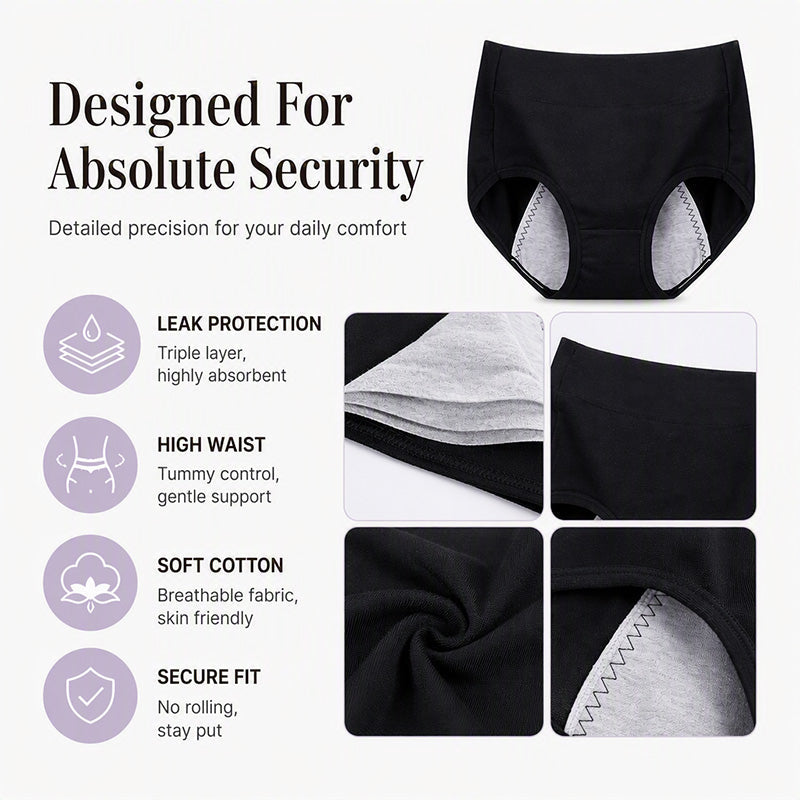 Women's Plus Size Menstrual Panties