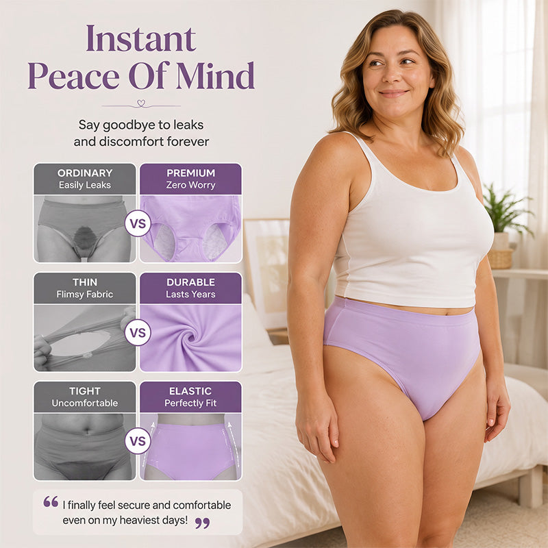 Women's Plus Size Menstrual Panties