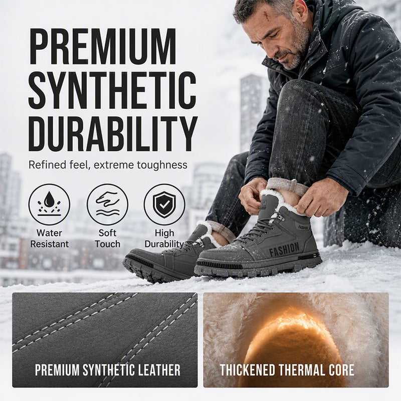 Men's Non-Slip Warm-Lined Martin Boots