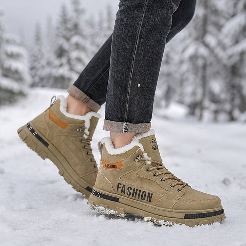 Men's Non-Slip Warm-Lined Martin Boots