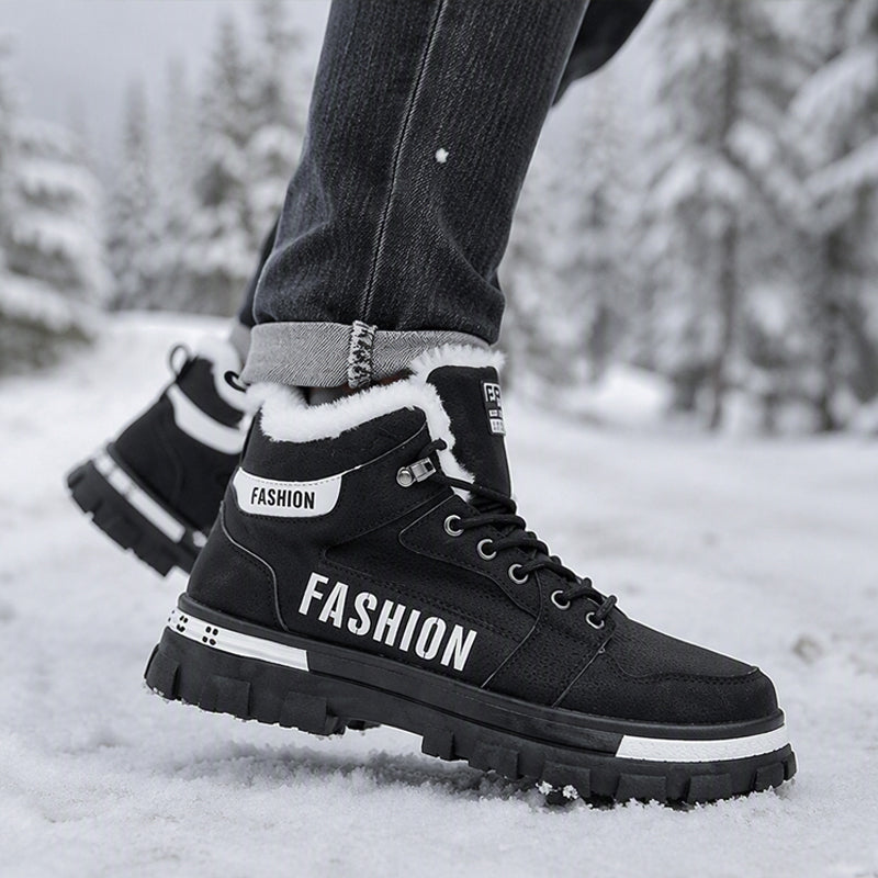 Men's Non-Slip Warm-Lined Martin Boots