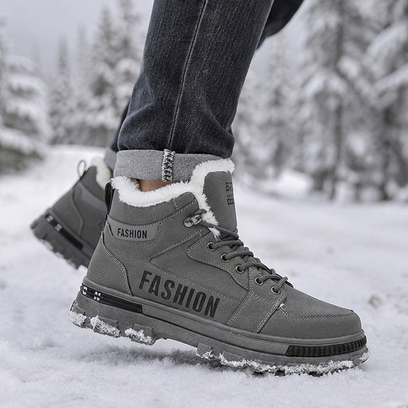Men's Non-Slip Warm-Lined Martin Boots