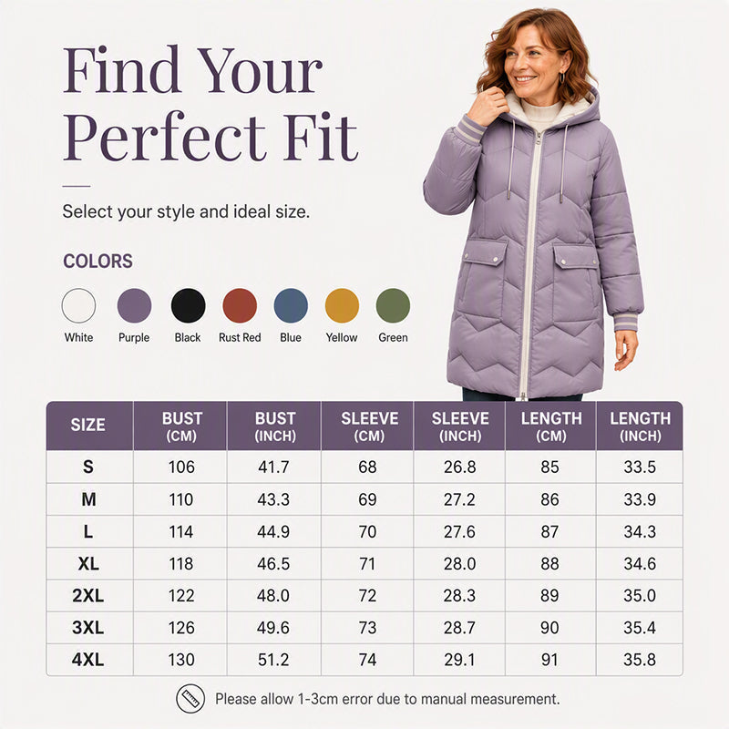 Women's Mid-Long Hooded Puffer Coat
