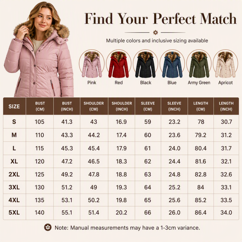 Women's Slim-Fit Hooded Padded Jacket