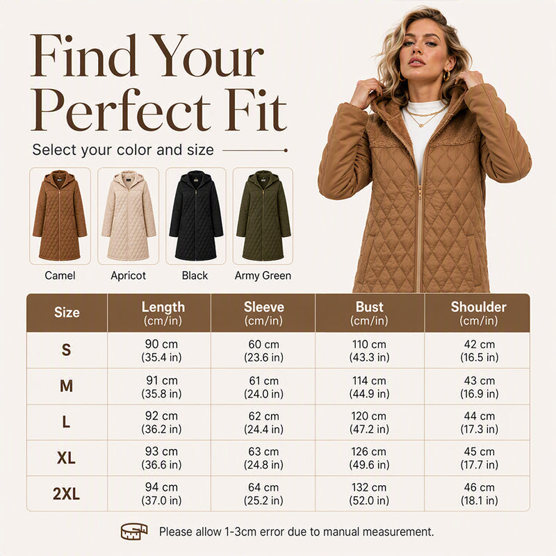 Women's Winter Loose Mid-Length Hooded Jacket