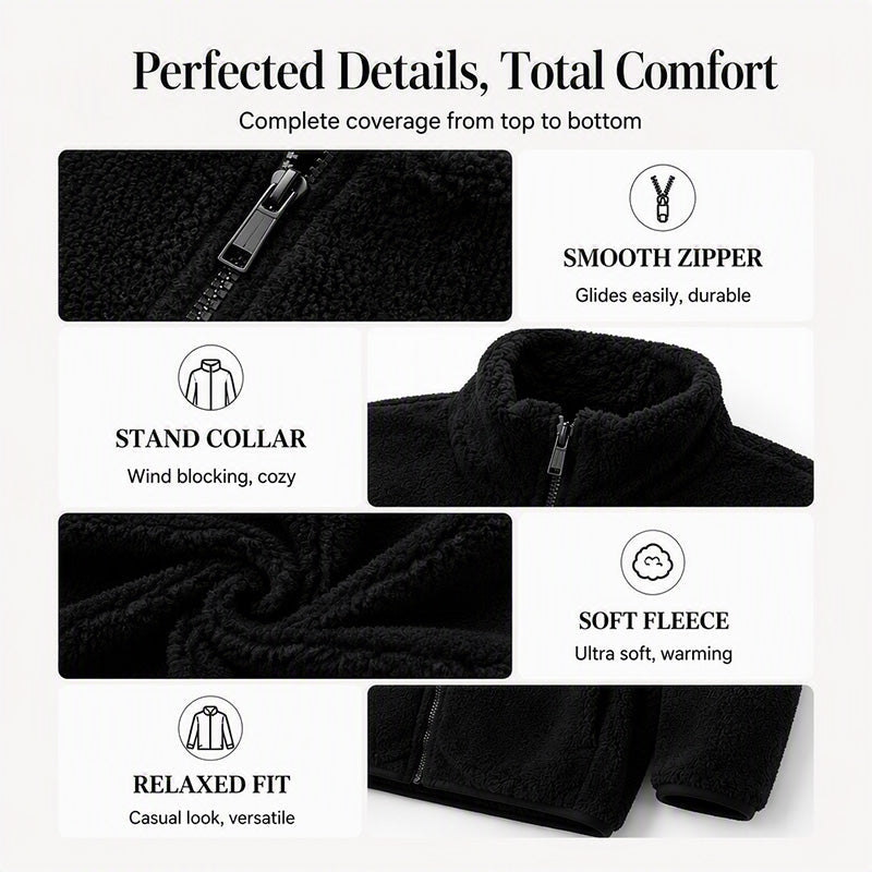 Women's Cozy Stand Collar Thermal Jacket
