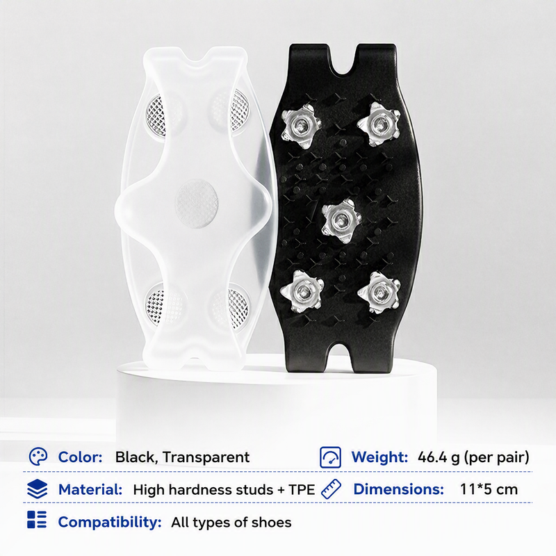 Universal 5-Tooth Ice Cleats for Shoes & Boots
