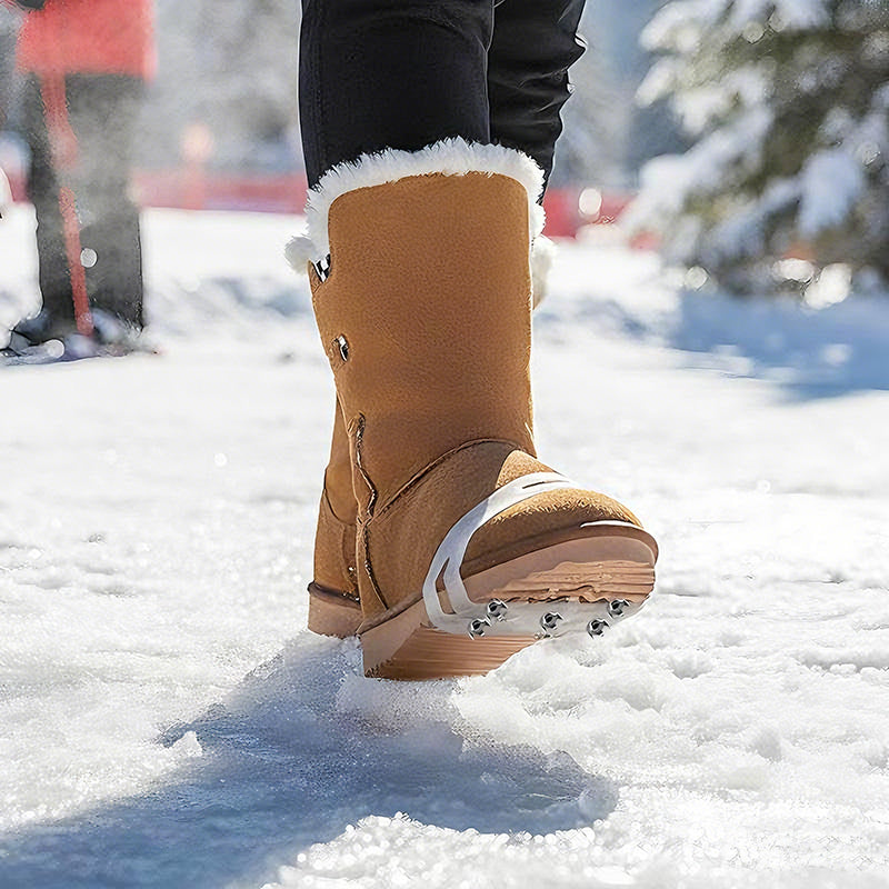 Universal 5-Tooth Ice Cleats for Shoes & Boots