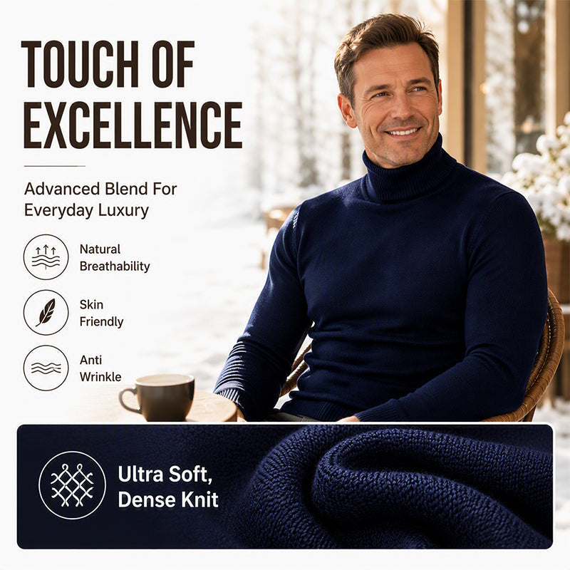 Men's Classic Slim Fit Turtleneck Sweater
