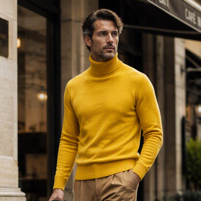 Men's Classic Slim Fit Turtleneck Sweater