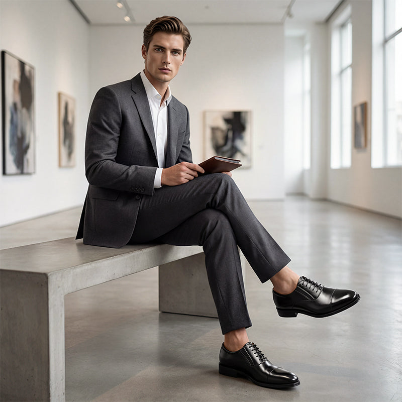 Men's Gentlemen Business Formal Leather Shoes