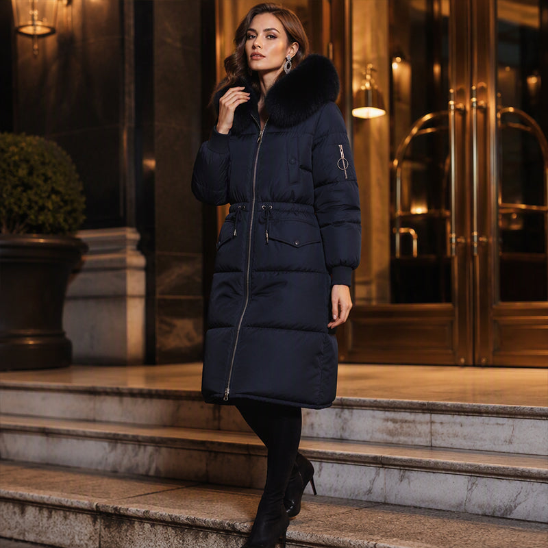 Women's Mid-Long Thickened Padded Coat