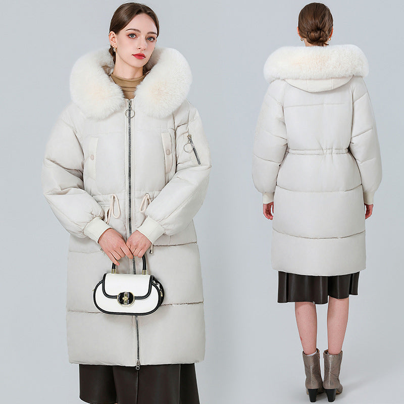 Women's Mid-Long Thickened Padded Coat
