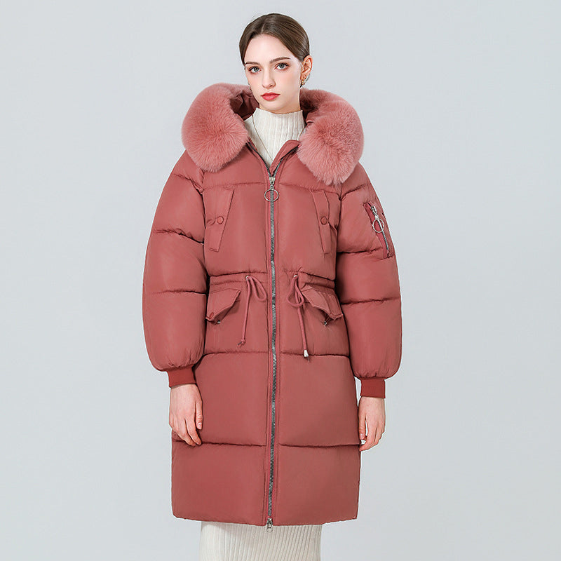 Women's Mid-Long Thickened Padded Coat