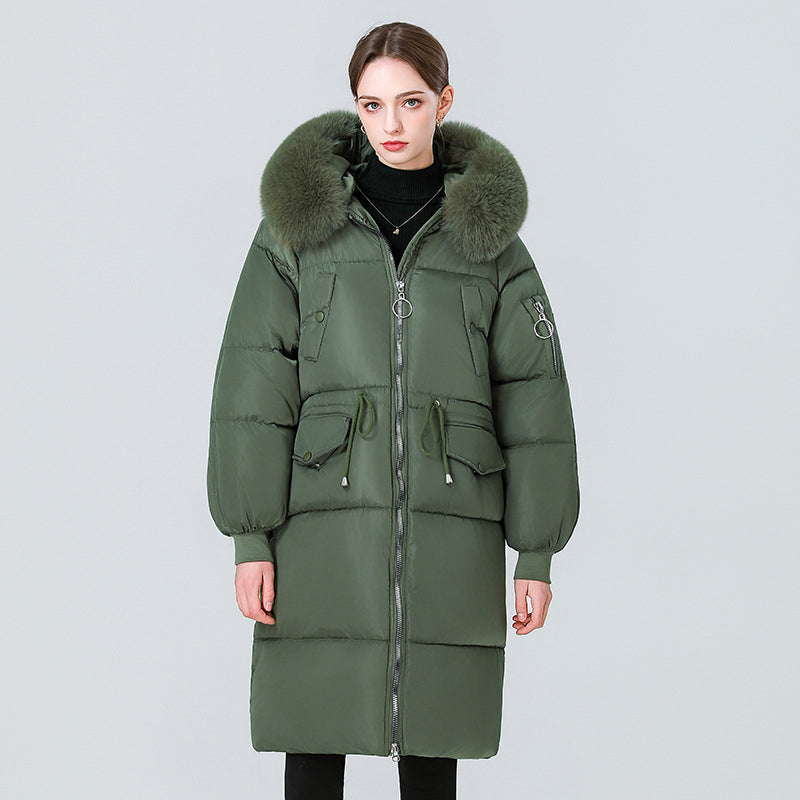 Women's Mid-Long Thickened Padded Coat