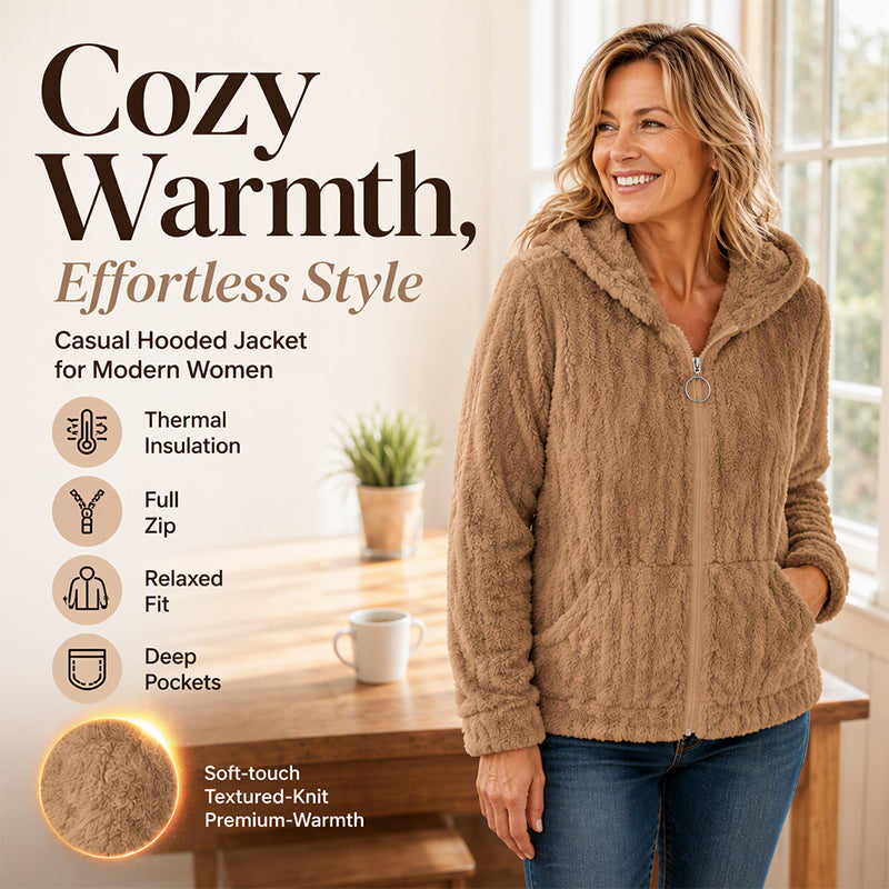 Women's Winter Cozy Hooded Jacket