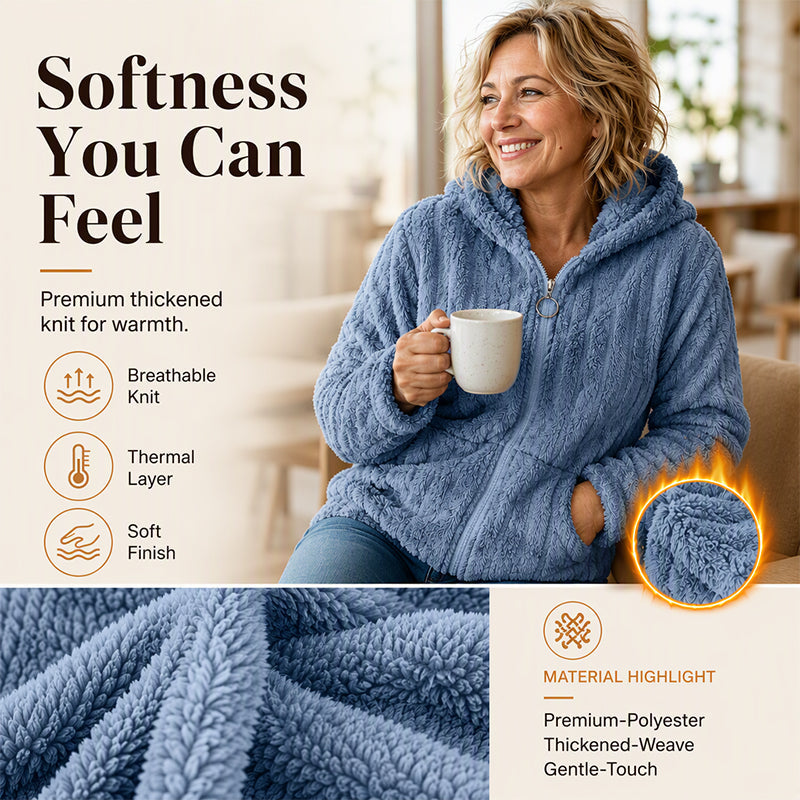 Women's Winter Cozy Hooded Jacket