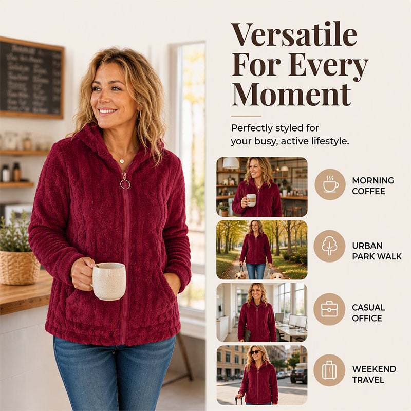Women's Winter Cozy Hooded Jacket